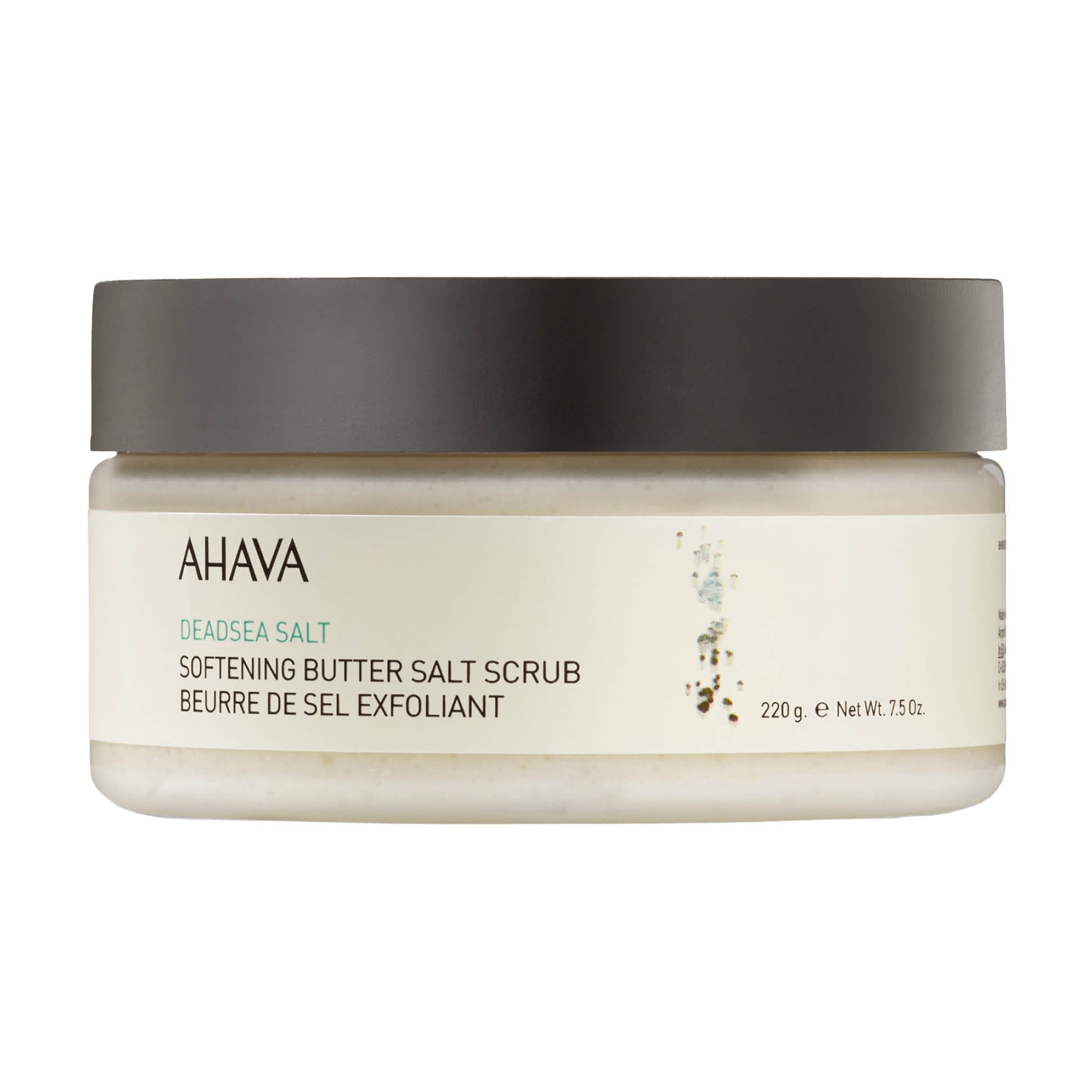 Масляно-сольовий скраб для тіла Ahava Deadsea Salt Softening Butter Salt Scrub на основі солі Мертвого моря, 220 г